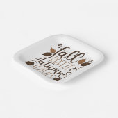 Herfst Breeze Autumn Leaves Papieren Bordje (Gebogen)