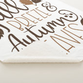Herfst Breeze Autumn Leaves Sherpa Deken (3/4)