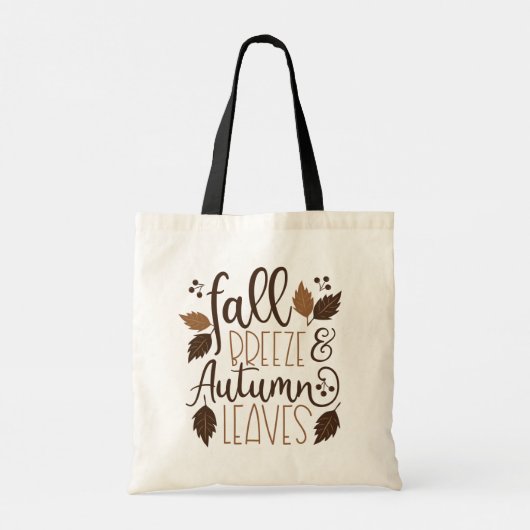 Herfst Breeze Autumn Leaves Tote Bag (Achterkant)