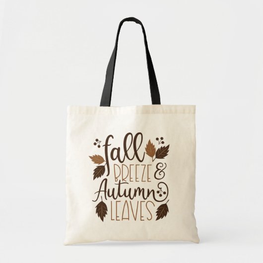 Herfst Breeze Autumn Leaves Tote Bag (Voorkant)