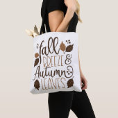Herfst Breeze Autumn Leaves Tote Bag (Dichtbij)
