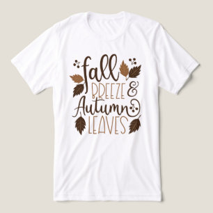 Herfst Breeze Autumn Leaves Tri-Blend Shirt