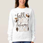 Herfst Breeze Autumn Leaves Trui (Voorkant)