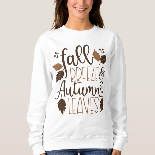 Herfst Breeze Autumn Leaves Trui (Voorkant)