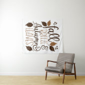 Herfst Breeze Autumn Leaves Wandkleed (In Situ (horizontaal))