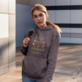 Herfst Breeze en herfstbladeren Design Hoodie