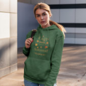 Herfst Breeze en herfstbladeren Design Hoodie