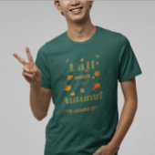 Herfst Breeze en herfstbladeren Design T-shirt