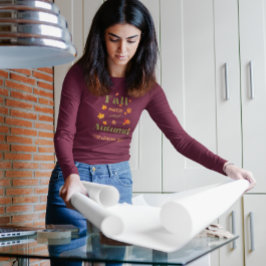 Herfst Breeze en herfstbladeren Design T-shirt