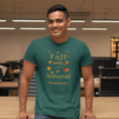 Herfst Breeze en herfstbladeren Design T-shirt