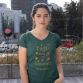 Herfst Breeze en herfstbladeren Design T-shirt