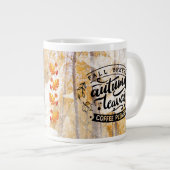 Herfst Breeze herfstbladeren koffie alstublieft Grote Koffiekop (Voorkant rechts)