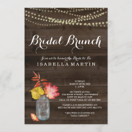Herfst Bridal Brunch Uitnodiging