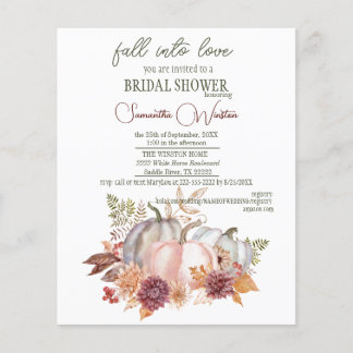 Herfst Bridal Shower - budget