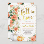 Herfst Bridal Shower Invitation Herfst in Love Sho Kaart (Voorkant / Achterkant)