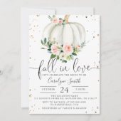 Herfst Bridal Shower Invitation Sjabloon Kaart (Voorkant)