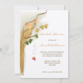 Herfst Bridal Shower Invitations Kaart (Voorkant)