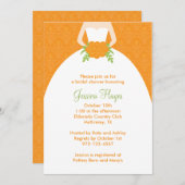 Herfst Bridal Shower Invitations Kaart (Voorkant / Achterkant)