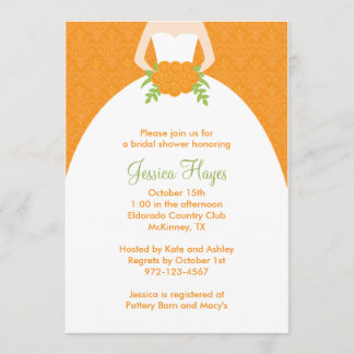 Herfst Bridal Shower Invitations Kaart
