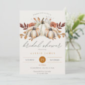 Herfst Bridal Shower Kaart (Staand voorkant)