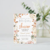 Herfst Bridal Shower Uitnodiging najaar bruiloft (Staand voorkant)