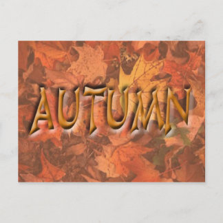 herfst briefkaart