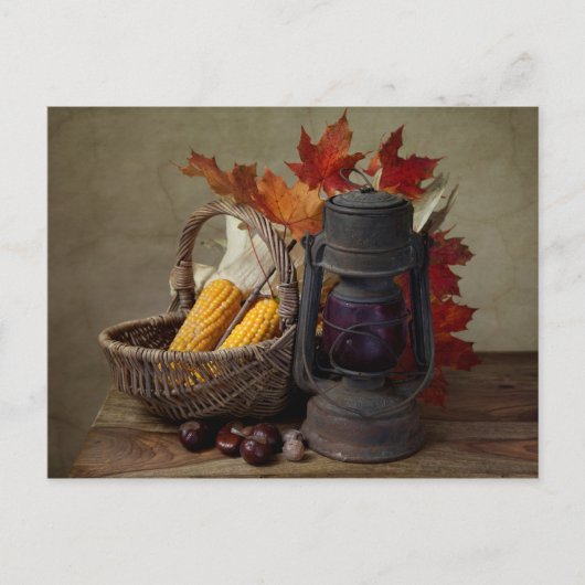 herfst briefkaart (Voorkant)