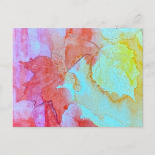 herfst briefkaart (Voorkant)