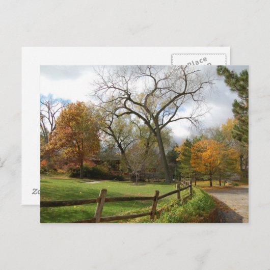 Herfst Briefkaart (Voorkant / Achterkant)