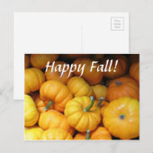 Herfst briefkaart (Voorkant / Achterkant)