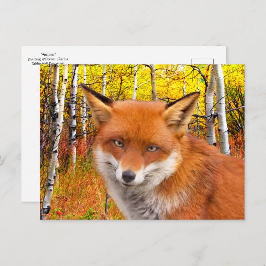 "Herfst" Briefkaart (Voorkant / Achterkant)