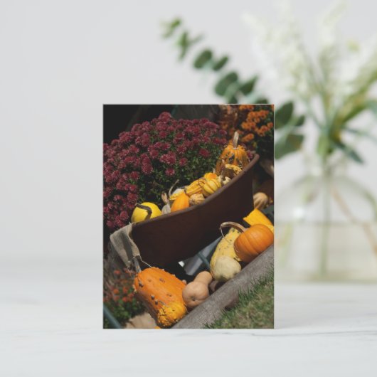 Herfst Briefkaart (Staand voorkant)