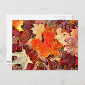 herfst briefkaart (Voorkant / Achterkant)