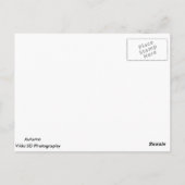 herfst briefkaart (Achterkant)