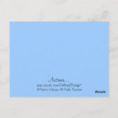 Herfst... Briefkaart (Achterkant)