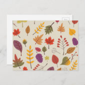 herfst briefkaart (Voorkant / Achterkant)