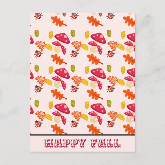 Herfst Briefkaart (Voorkant)
