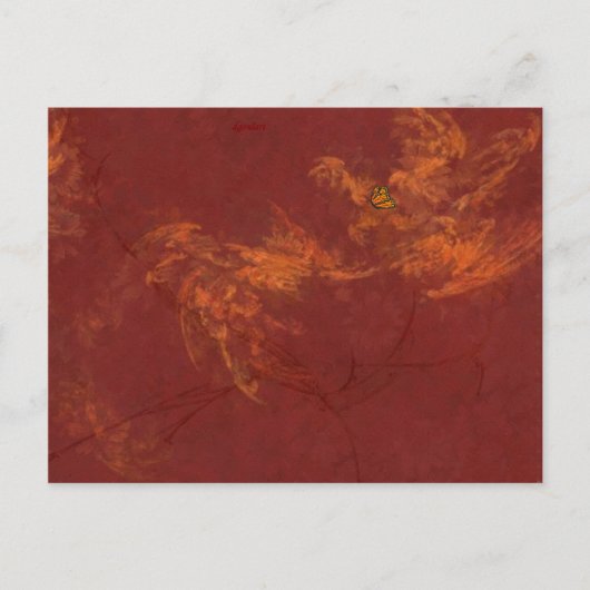 herfst briefkaart (Voorkant)