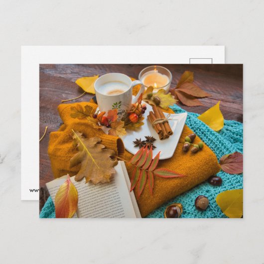 herfst briefkaart (Voorkant / Achterkant)