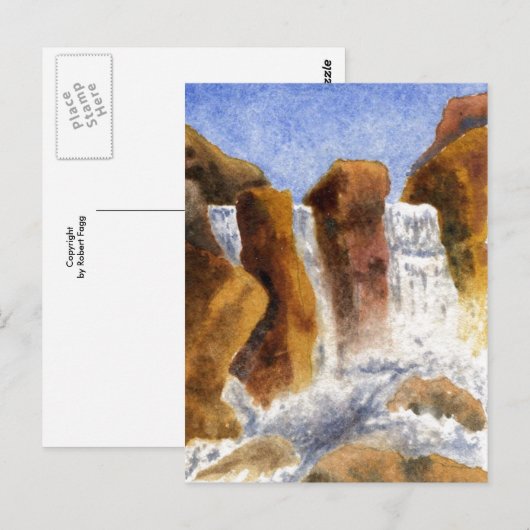 "Herfst" Briefkaart Landwegen (Voorkant / Achterkant)