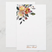 Herfst briefpapier (Voorkant / Achterkant)