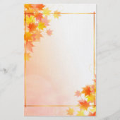 herfst briefpapier (Voorkant)