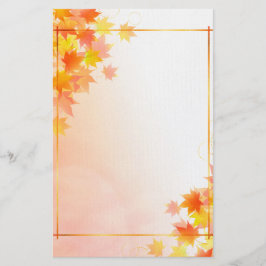 herfst briefpapier