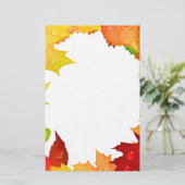 herfst briefpapier (Staand voorkant)