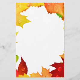 herfst briefpapier