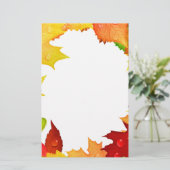 herfst briefpapier (Staand voorkant)