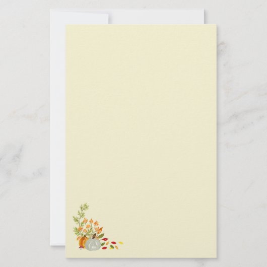 Herfst Briefpapier (Voorkant)