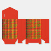 Herfst Bright gevallen bladeren Plaid Bedankdoosjes (Ongevouwen)