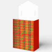 Herfst Bright gevallen bladeren Plaid Bedankdoosjes (Open)