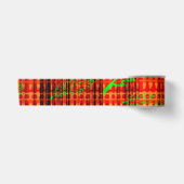 Herfst Bright gevallen bladeren Plaid Satijnen Lint (Voorkant)